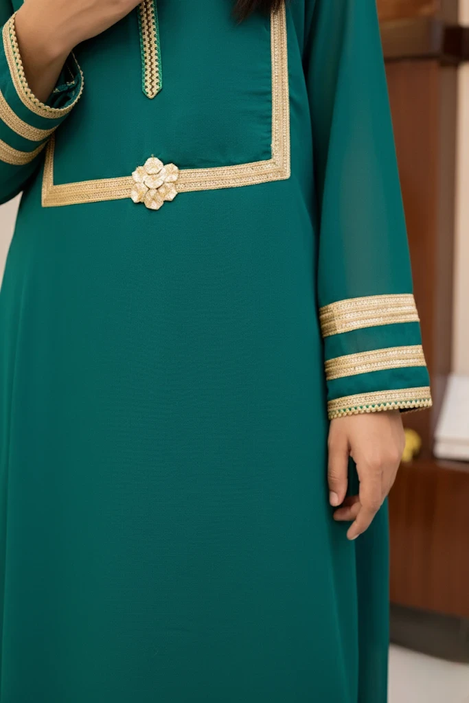 Sea Green Georgette 3 Piece Suit