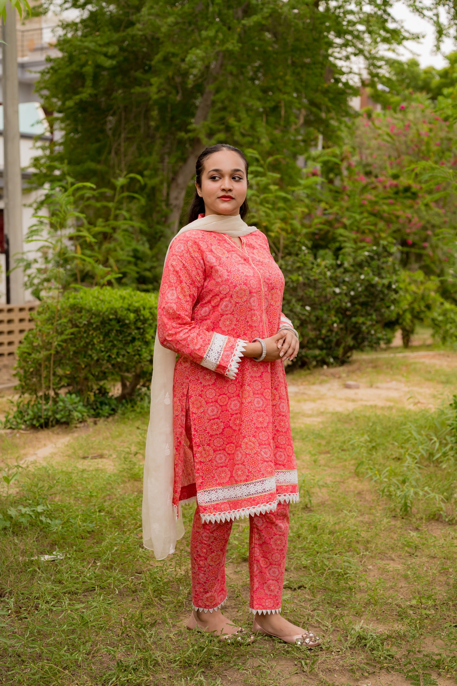 Floral Digital Print 3 Piece Lawn