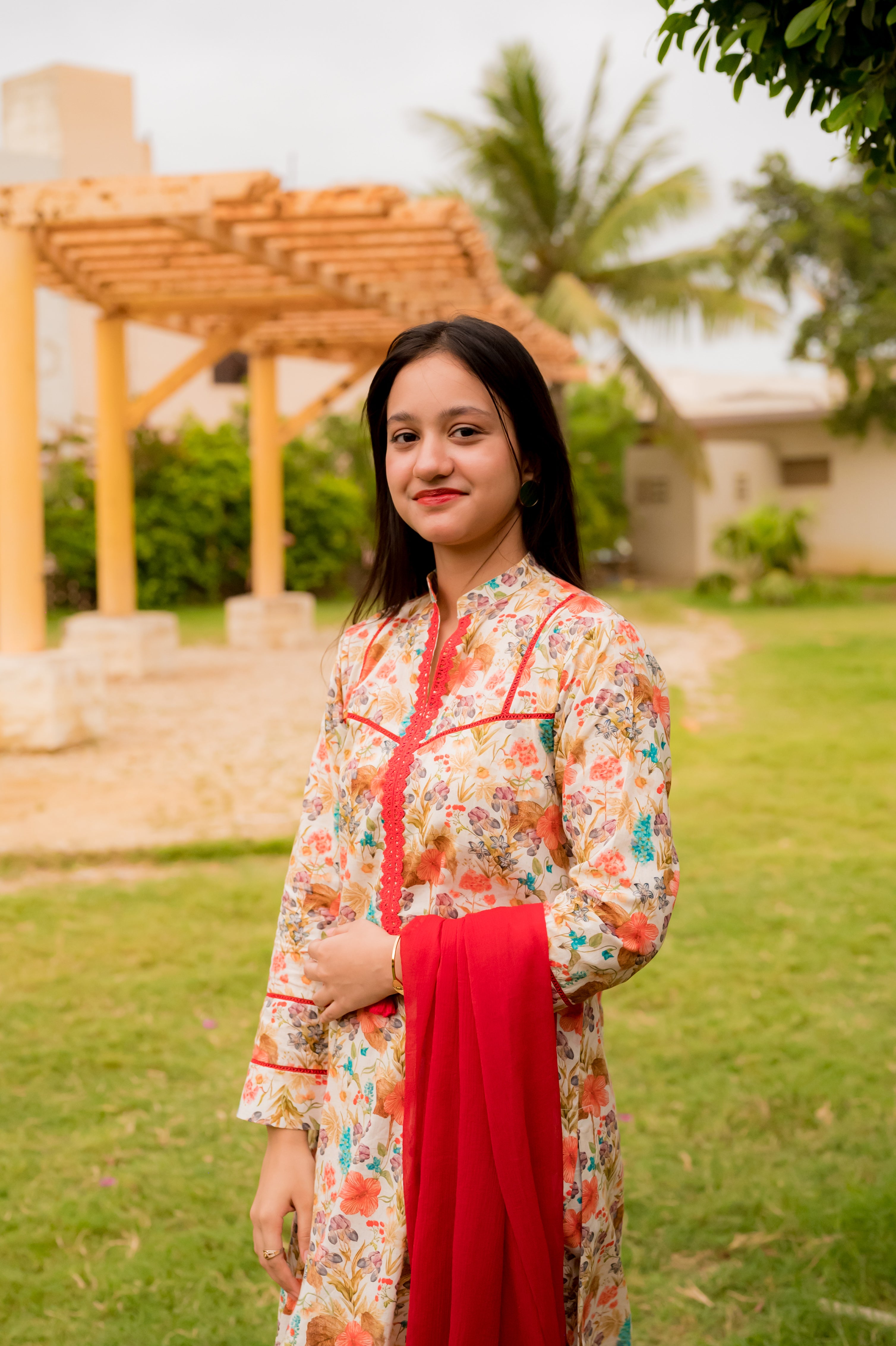 Floral Digital Print 2 Piece Lawn