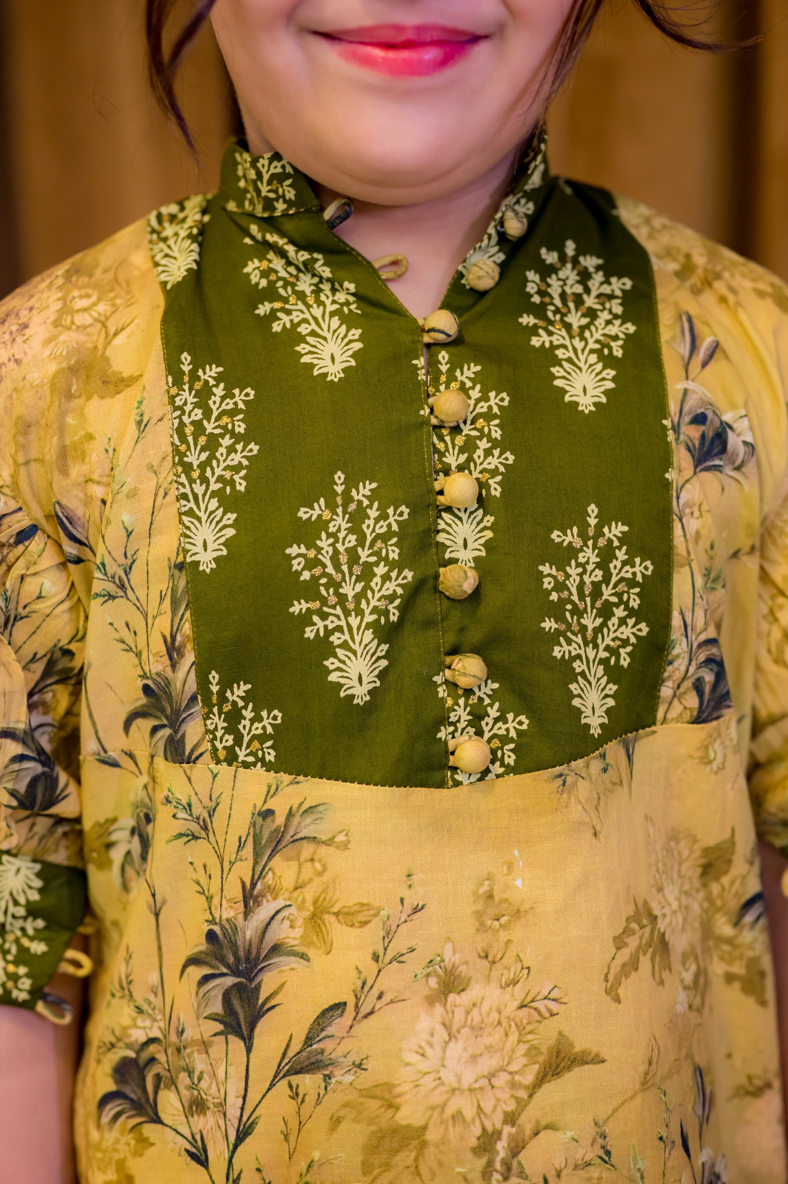 Floral Print 2 Piece Digital Lawn