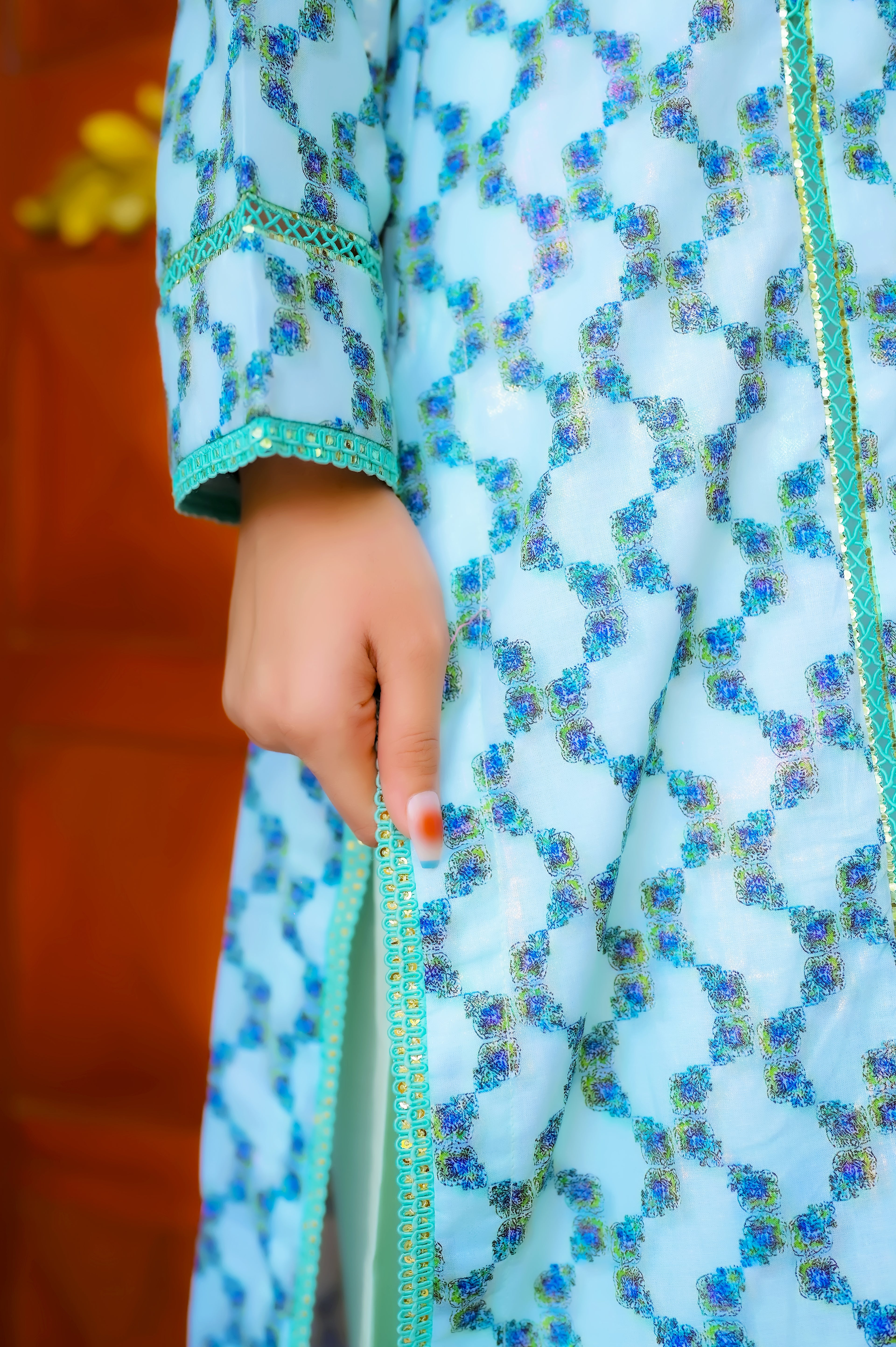 Dreamy Aqua Aura 2 Piece Suit