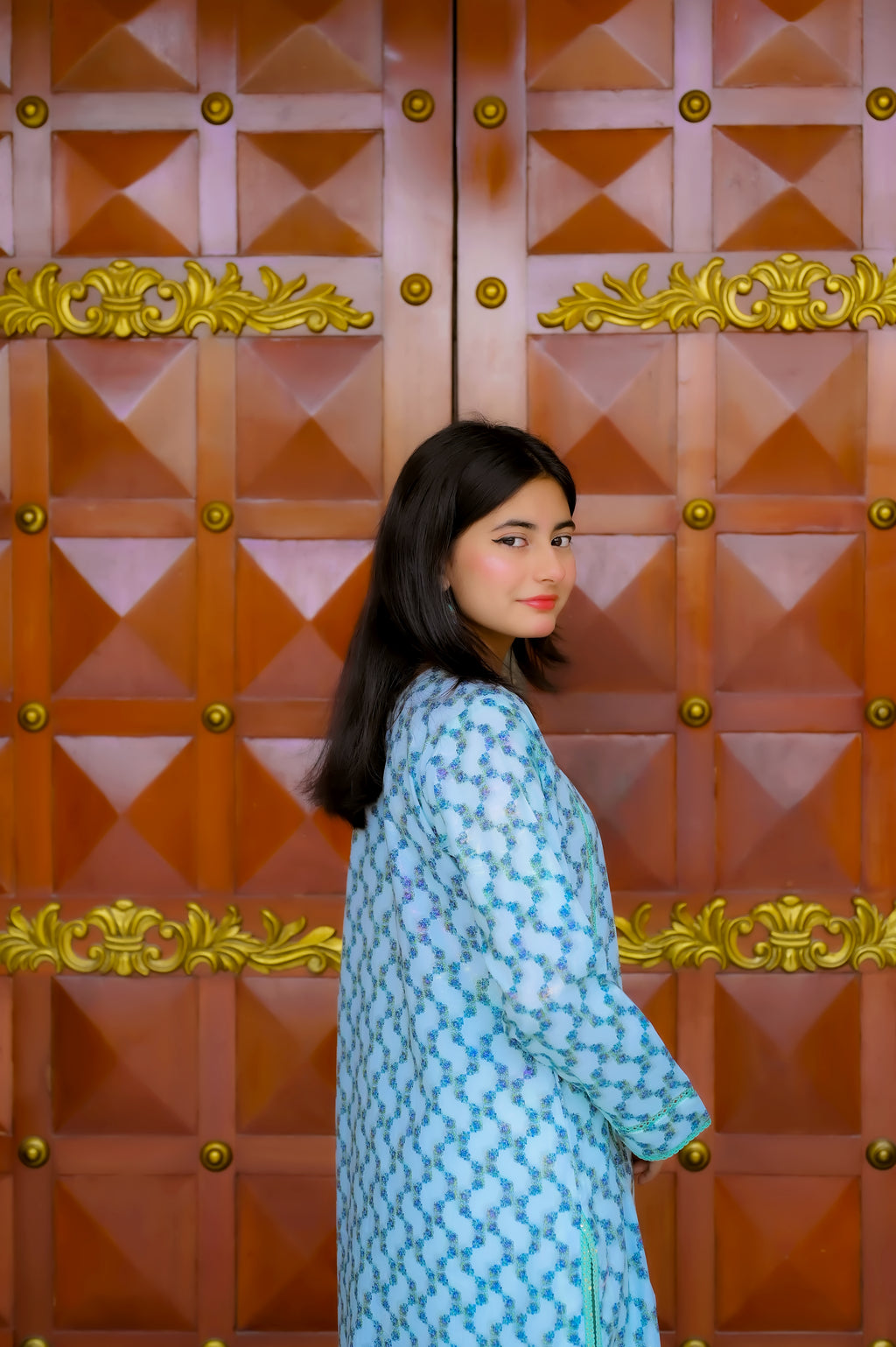 Dreamy Aqua Aura 2 Piece Suit