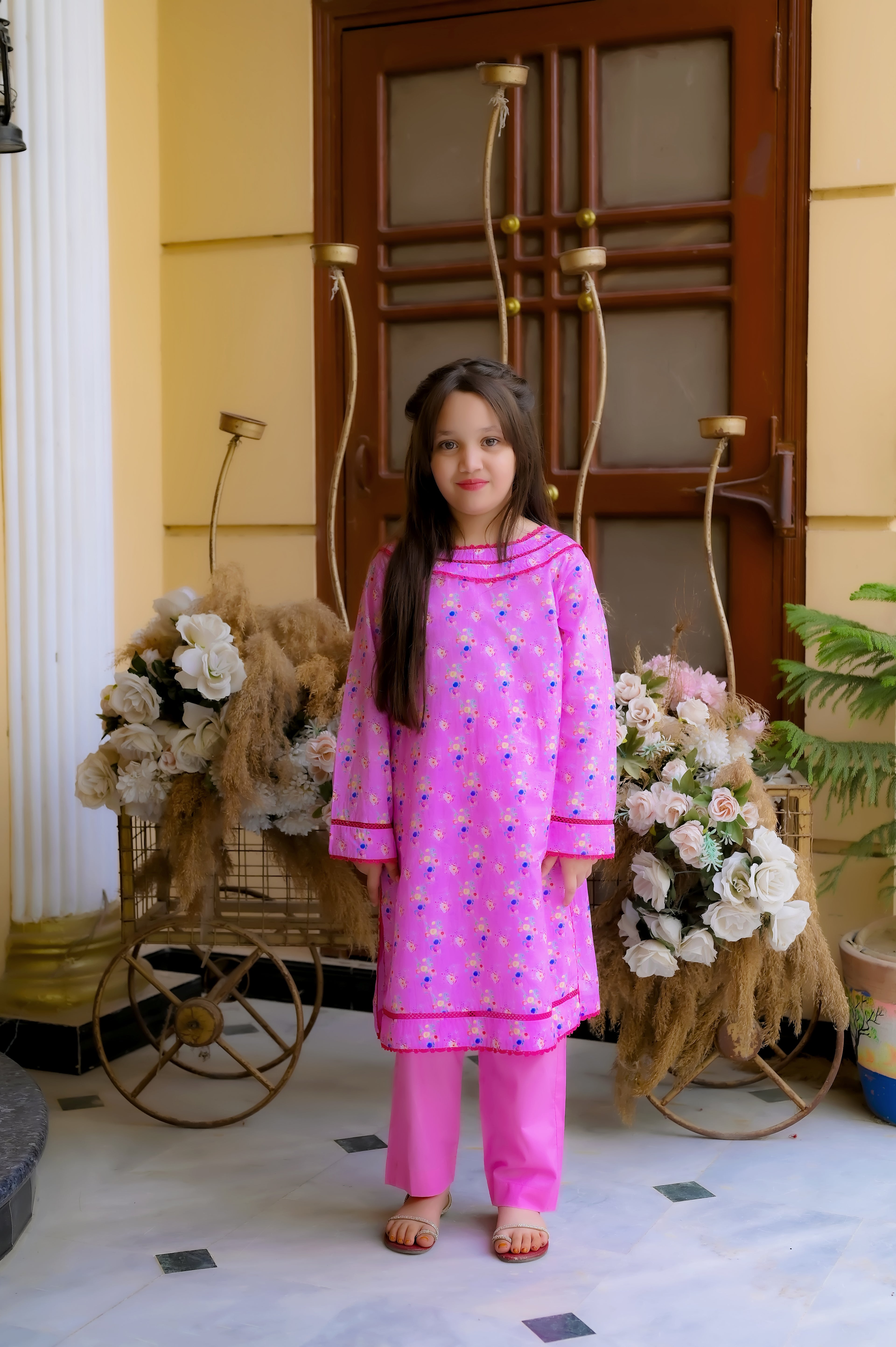 Sweet Pink Sparkle 2 Piece Suit