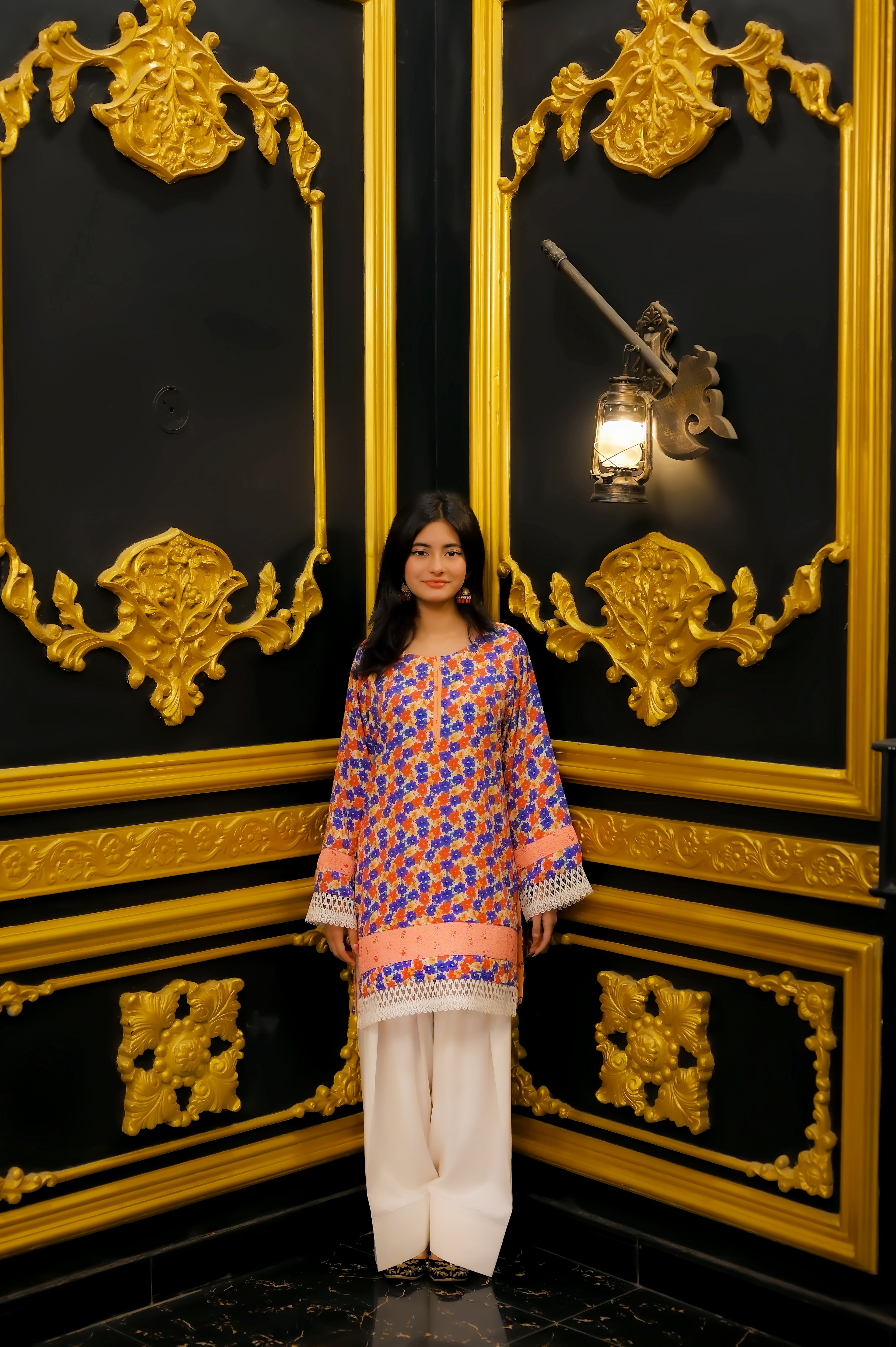 Serene Floral Aura 2 Piece Suit