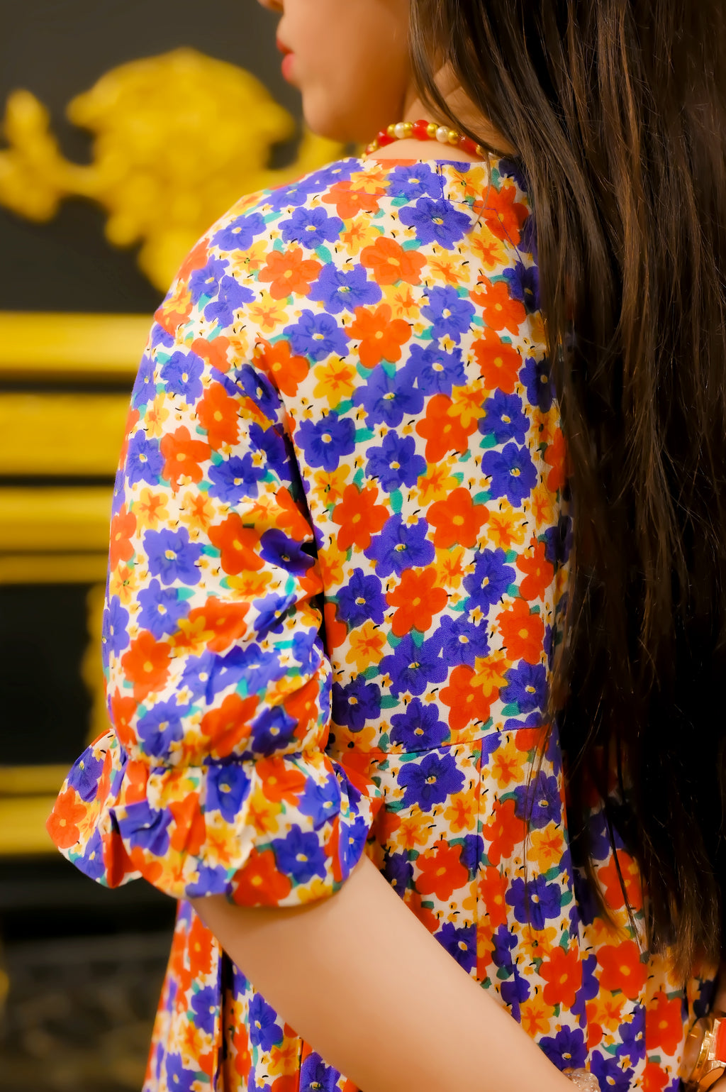 Playful Bloom Story 1 Piece Frock