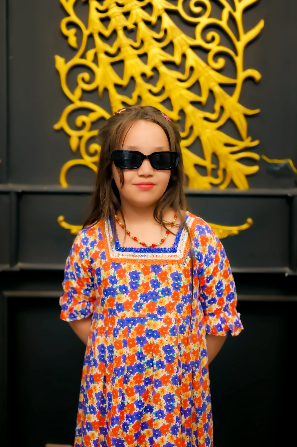 Playful Bloom Story 1 Piece Frock