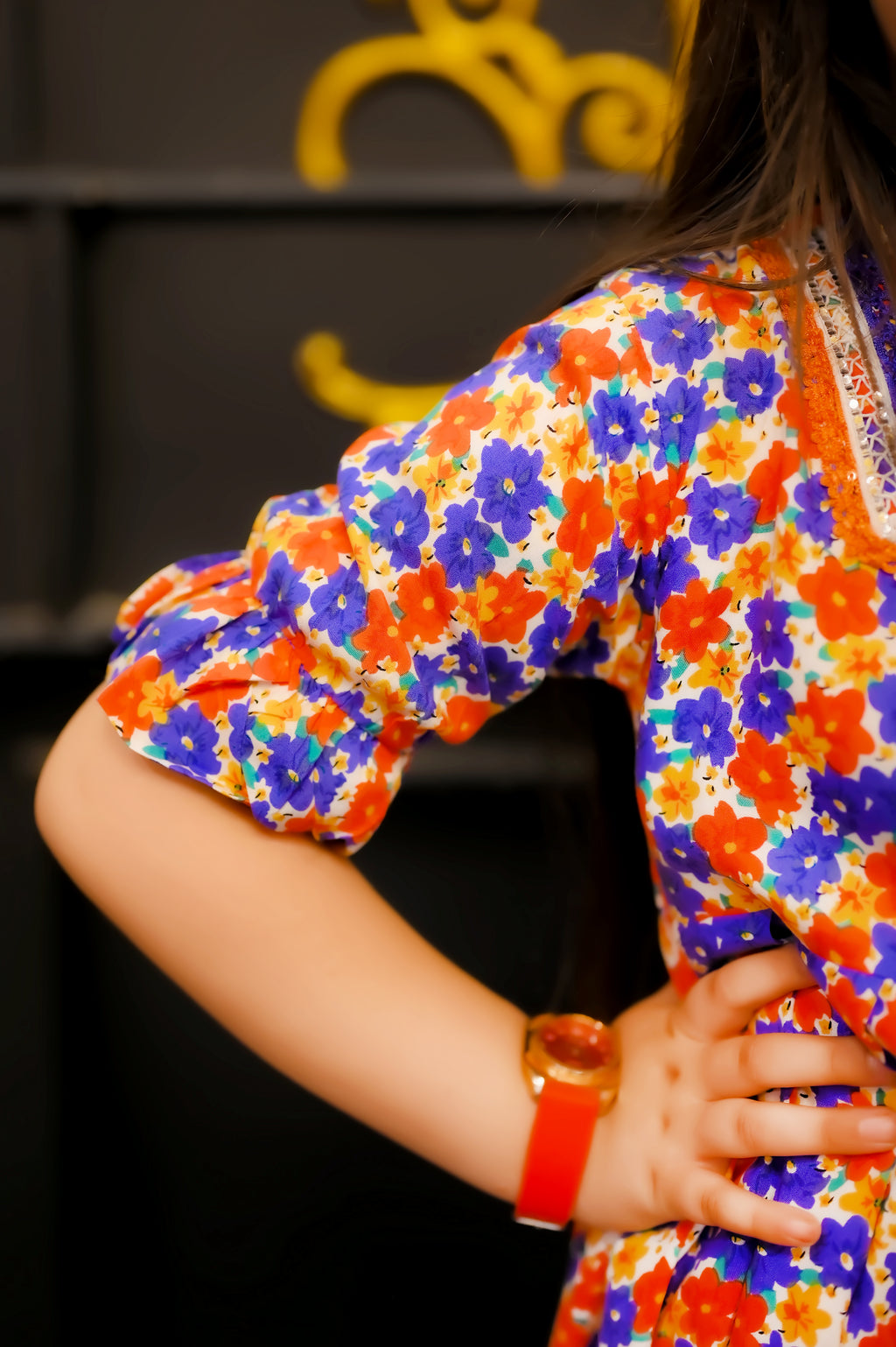 Playful Bloom Story 1 Piece Frock