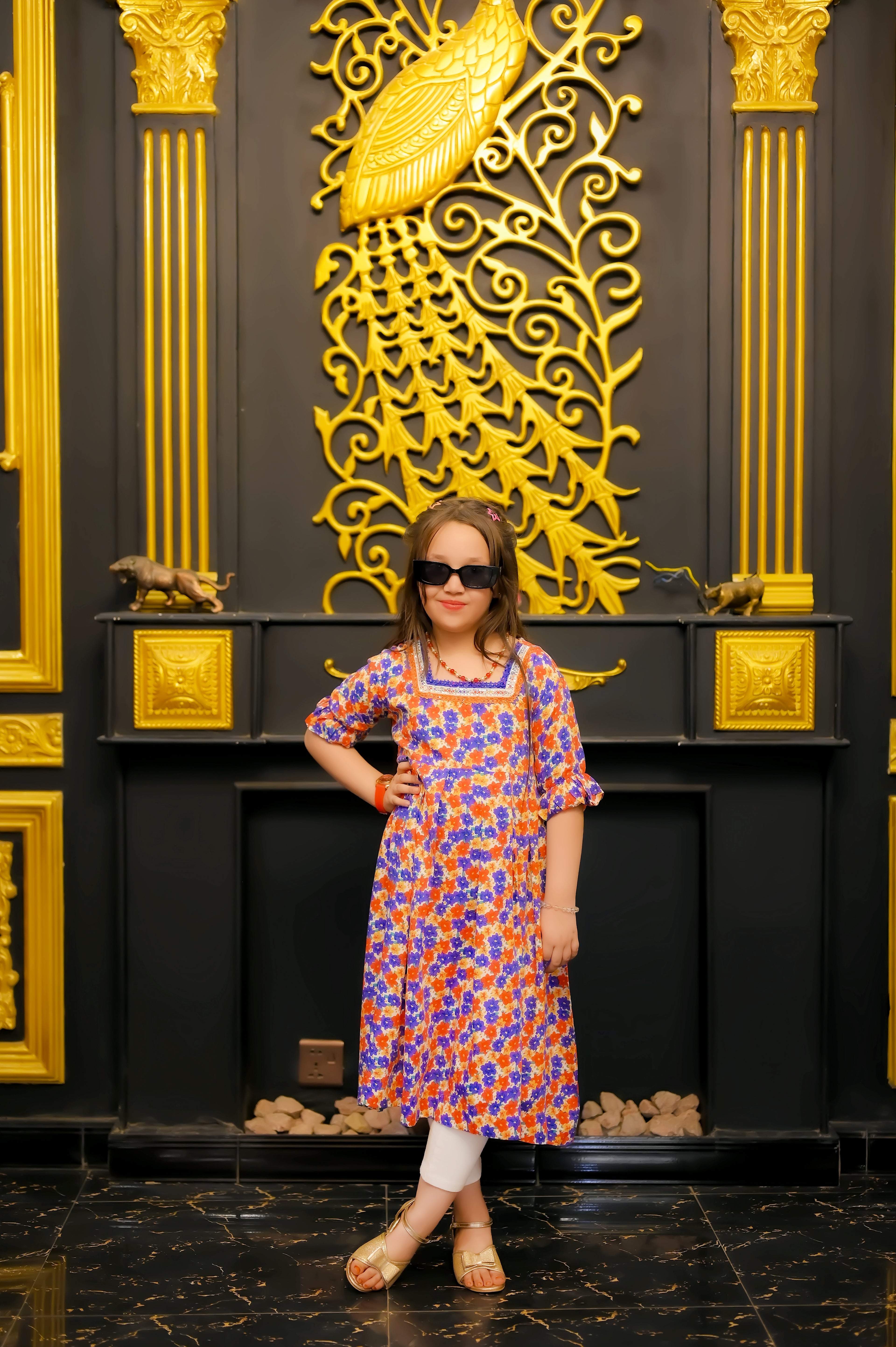 Playful Bloom Story 1 Piece Frock