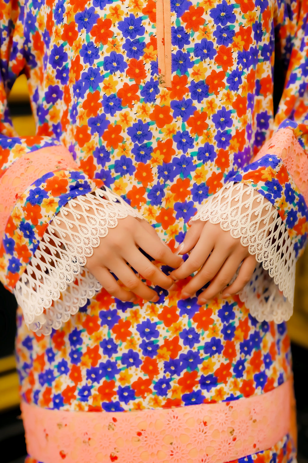 Serene Floral Aura 2 Piece Suit