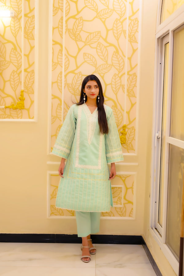 Delicate Pastel Charm 2 piece Suit