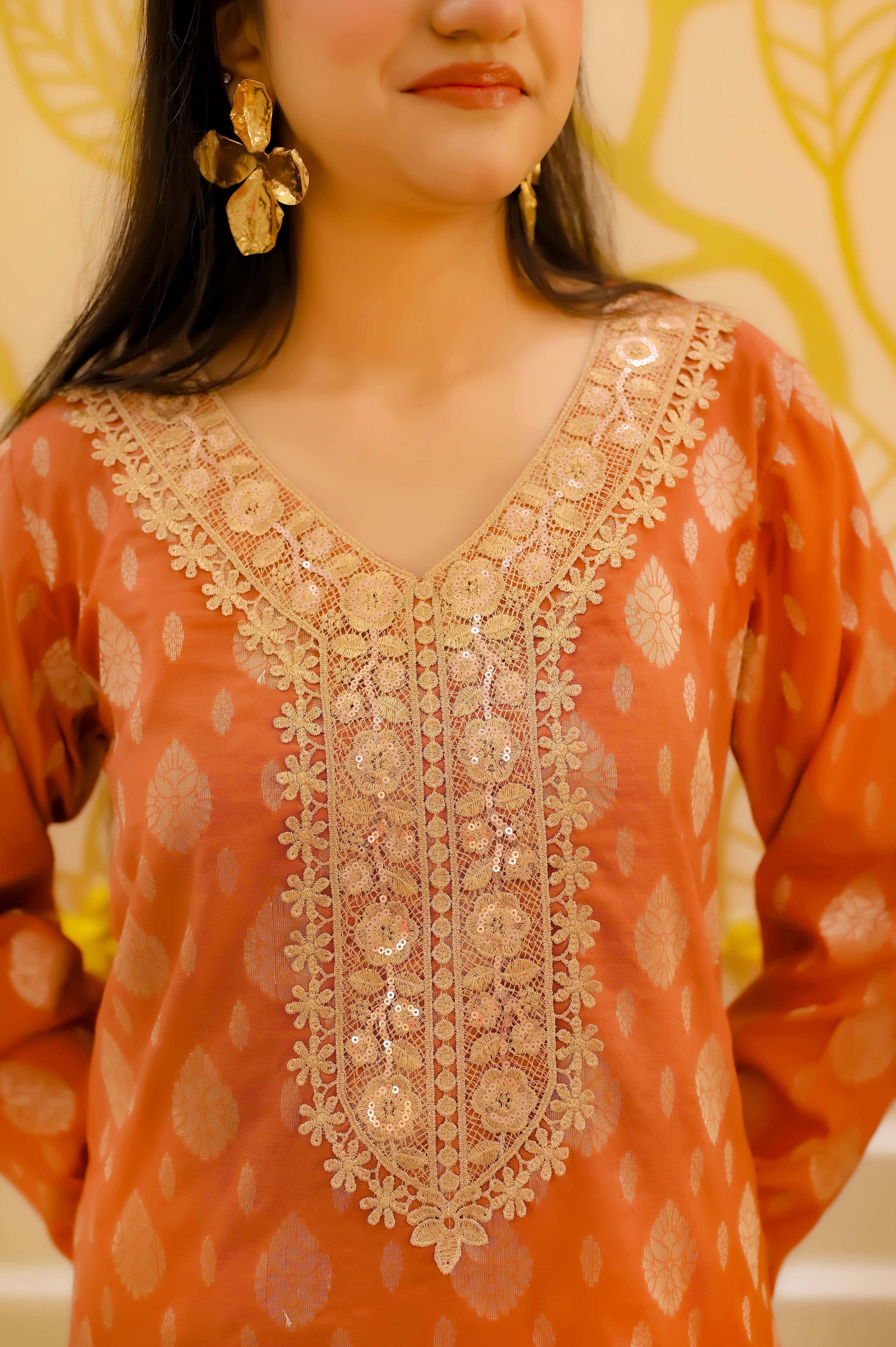 Rust Heritage Attire 2 Piece Suite