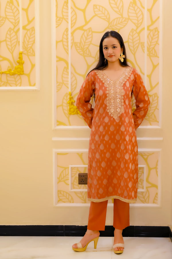 Rust Heritage Attire 2 Piece Suit