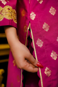 Magenta Heritage Attire 2 Piece Suit - Shade For Teen 