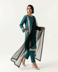 Teal Royal Glow 3 Piece Suit (Adults)