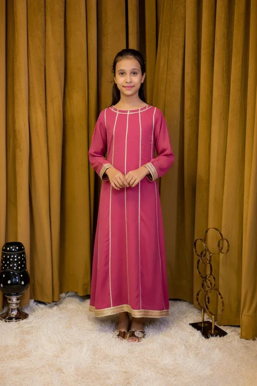 Blush Georgette Suit - Shade For Teen 