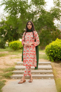 Floral Digital Print 2 Piece Lawn - Shade For Teen 