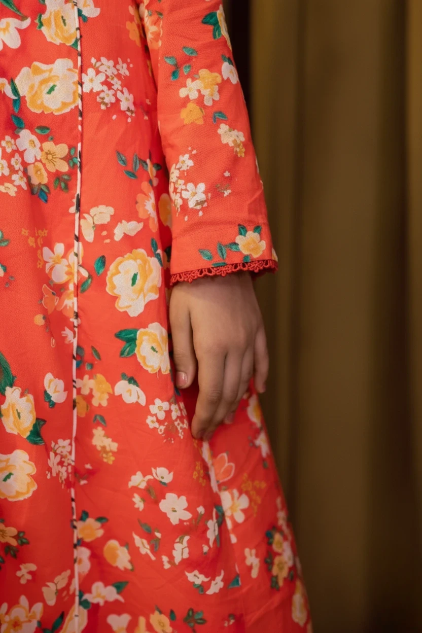 Floral Print Digital 2 Piece Lawn