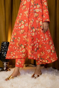 Floral Print Digital 2 Piece Lawn - Shade For Teen 