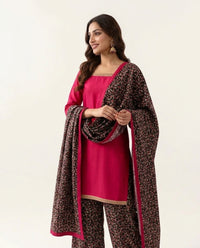Square Neck Kurta With Vibrant Plazzo (Adults)