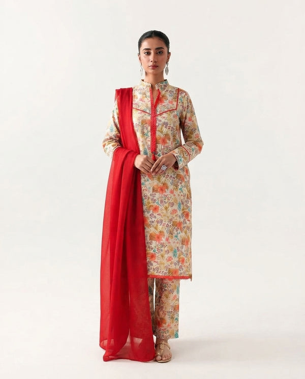 Floral Digital Print 2 Piece Lawn