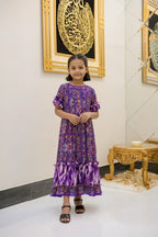 Multicolor Abstract 2 Piece Frock - Shade For Teen 