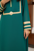 Sea Green Georgette 3 Piece Suit (Adults)