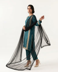 Teal Royal Glow 3 Piece Suit (Adults)