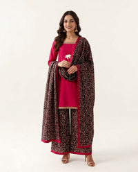 Square Neck Kurta With Vibrant Plazzo (Adults)