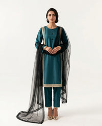 Teal Royal Glow 3 Piece Suit (Adults)