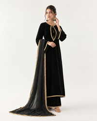 Velvet Stylish Royal Grace 3 Piece Suit