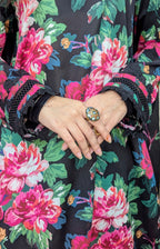 Midnight Blossom Floral 3 Piece Lawn