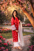 Crimson Grace Embroidered Kurta Set