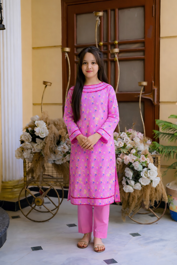 Sweet Pink Sparkle 2 Piece Suit