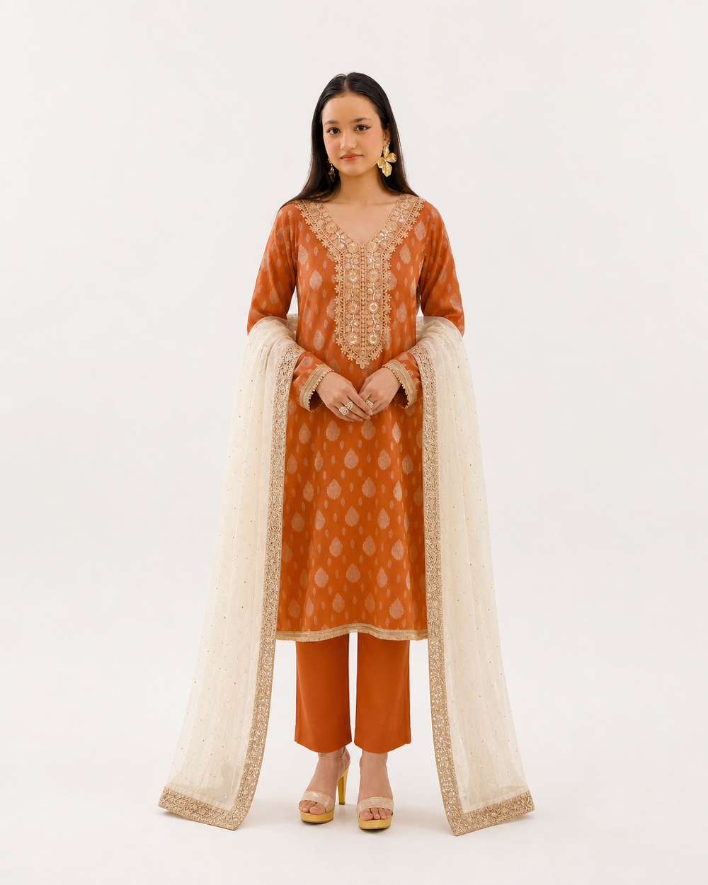 Rust Heritage Attire 2 Piece Suit