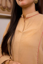 Long Patter Cotton Crush 2 Piece Suit