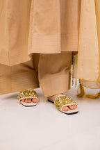 Long Patter Cotton Crush 2 Piece Suit