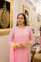 Pink 3 Piece Georgette Suit (Adults)