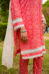 Floral Digital Print 3 Piece Lawn
