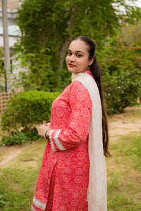 Floral Digital Print 3 Piece Lawn