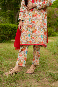 Floral Digital Print 3 Piece Lawn