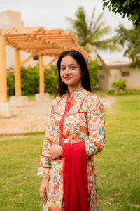 Floral Digital Print 2 Piece Lawn - Shade For Teen 