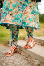 Floral Digital Print Sea Green - Shade For Teen 