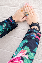 Midnight Blossom Floral 3 Piece Lawn